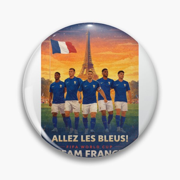 Item preview, France Les Bleus FIFA World Cup 2026 Paris Mbappe Football Support designed and sold by Aryabek.