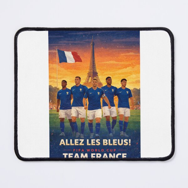 Item preview, France Les Bleus FIFA World Cup 2026 Paris Mbappe Football Support designed and sold by Aryabek.