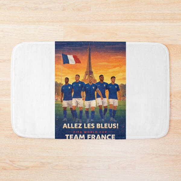 Item preview, France Les Bleus FIFA World Cup 2026 Paris Mbappe Football Support designed and sold by Aryabek.