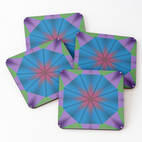 Item preview, Neon Starburst Geometric Mandala Mouse Pad designed and sold by IntelliMindDesigns.