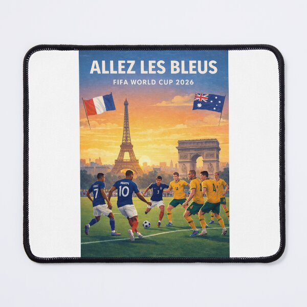 Item preview, France Les Bleus FIFA World Cup 2026 Eiffel Tower Mbappe Paris Football designed and sold by Aryabek.