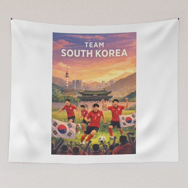 Item preview, South Korea Taegeuk Warriors FIFA World Cup 2026 Seoul Son Heung-min Support designed and sold by Aryabek.