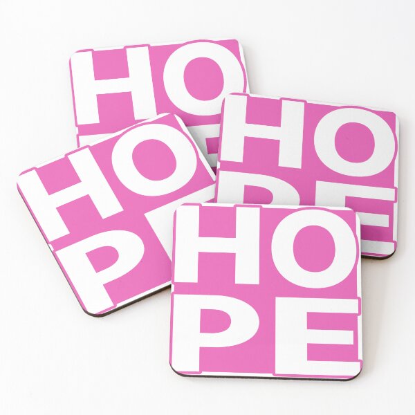 Item preview, Hope Typography Pink Aesthetic Motivation Design designed and sold by PixelParinda.