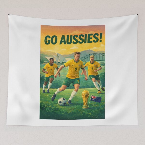 Item preview, Australia Socceroos FIFA World Cup 2026 Sydney Opera House Support designed and sold by Aryabek.