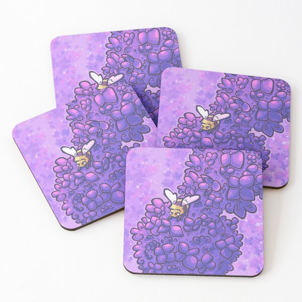 Item preview, Purple Hydrangea Bumblebees designed and sold by SketchesWSara.