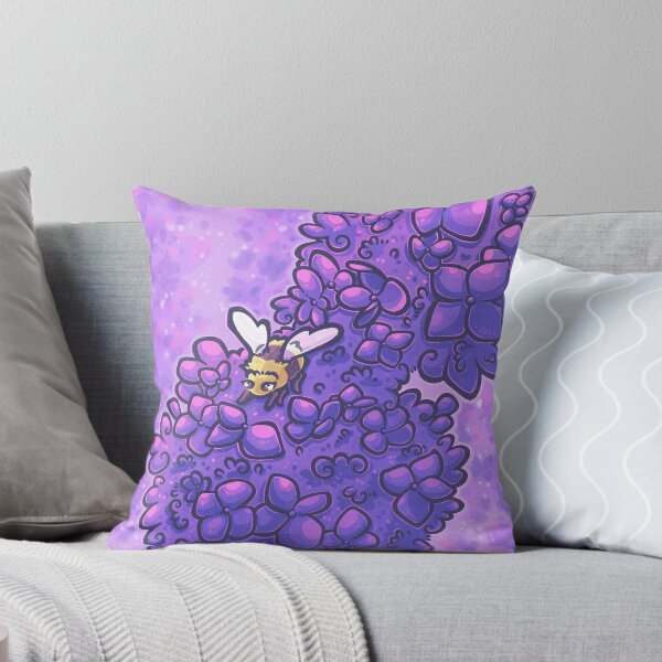 Item preview, Purple Hydrangea Bumblebees designed and sold by SketchesWSara.