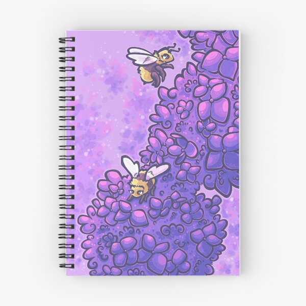 Item preview, Purple Hydrangea Bumblebees designed and sold by SketchesWSara.