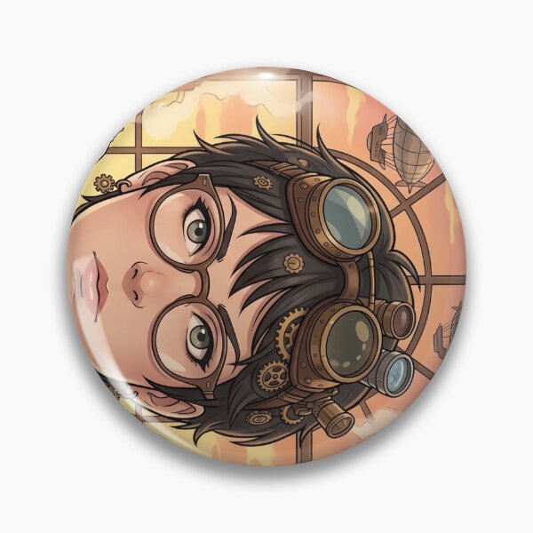Item preview, Steampunk Inventor: Portrait in the Engine Room designed and sold by Vyxorea.