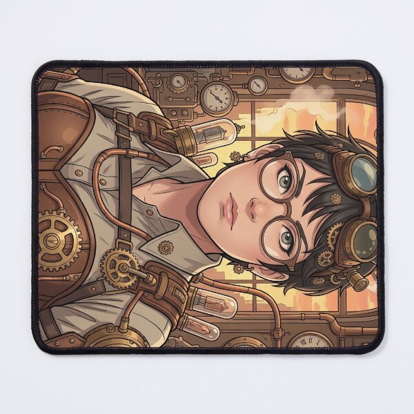 Item preview, Steampunk Inventor: Portrait in the Engine Room designed and sold by Vyxorea.