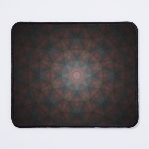 Item preview, Crimson Sacred Geometry Mouse Pad designed and sold by IntelliMindDesigns.
