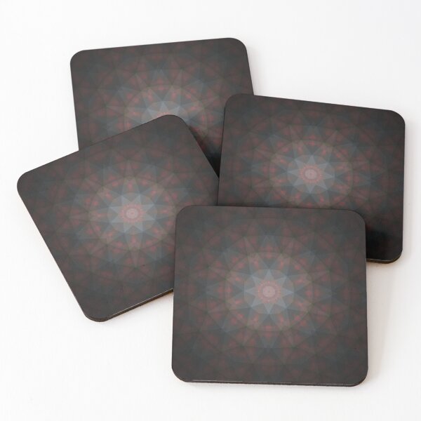 Item preview, Crimson Sacred Geometry Mouse Pad designed and sold by IntelliMindDesigns.