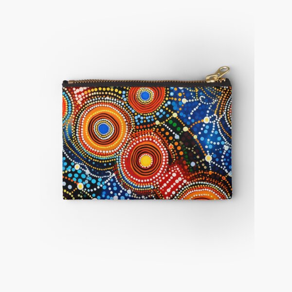 Item preview, Aboriginal Inspired Dot Art - Lava Circles On The Water designed and sold by GrinGalore.