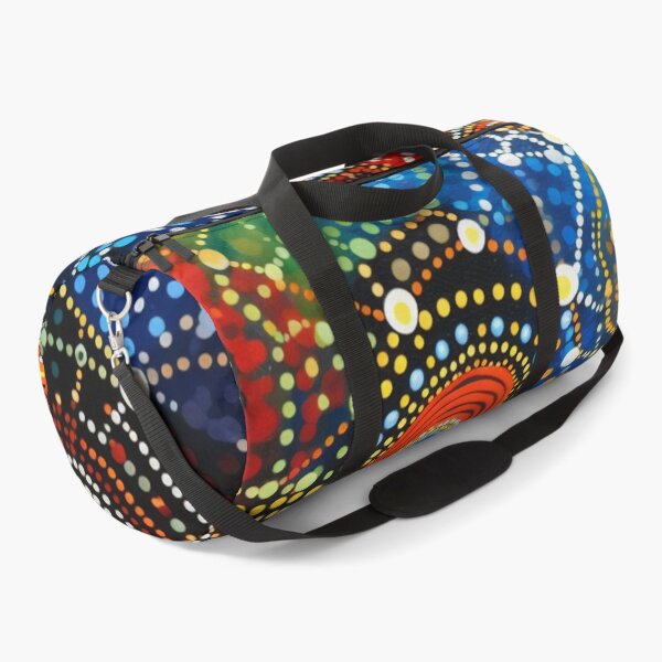 Item preview, Aboriginal Inspired Dot Art - Lava Circles On The Water designed and sold by GrinGalore.