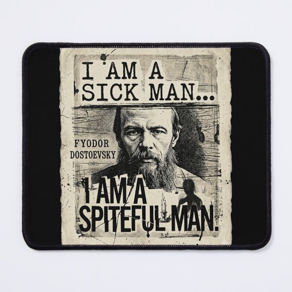 Item preview, I Am A Spiteful Man Shirt | Fyodor Dostoevsky Quote Tee | Literary Grunge Design designed and sold by ThreadTheory976.