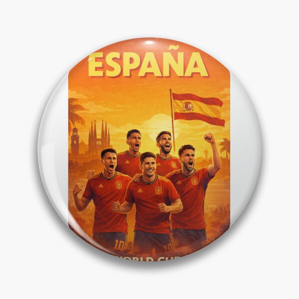 Item preview, Spain La Roja FIFA World Cup 2026 Barcelona Madrid Seleccion Support designed and sold by Aryabek.