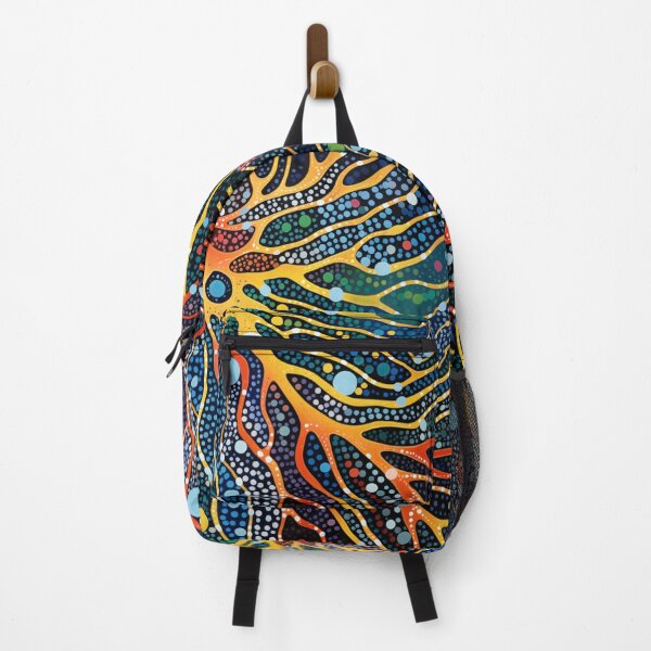 Item preview, Aboriginal Inspired Dot Art - Sunny Veins on the Water designed and sold by GrinGalore.