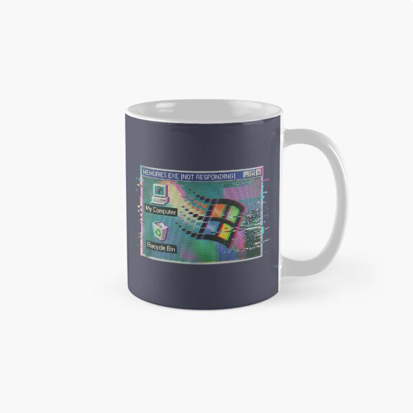 Aperçu de l'œuvre Memories.exe [Ne répond pas] Corbeille de mon ordinateur Nostalgie de l'informatique des années 90 créée et vendue par Covent Vaughn.