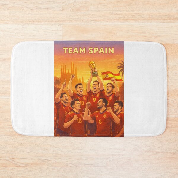 Item preview, Spain La Roja FIFA World Cup 2026 Barcelona Seleccion Espanola Champions designed and sold by Aryabek.