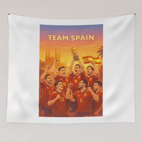 Item preview, Spain La Roja FIFA World Cup 2026 Barcelona Seleccion Espanola Champions designed and sold by Aryabek.