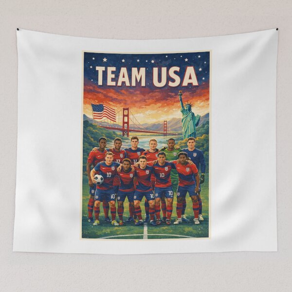 Item preview, United States USMNT FIFA World Cup 2026 Stars and Stripes Support designed and sold by Aryabek.