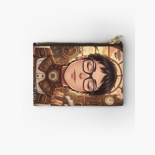 Item preview, Dreamy Steampunk Engineer Against a Neo-London Backdrop designed and sold by Vyxorea.