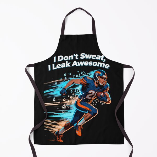 Item preview, I Don’t Sweat I Leak Awesome – Funny Football Player Graphic T-Shirt, Sports Humor Design, Athlete Gift Idea designed and sold by Maximilianos.