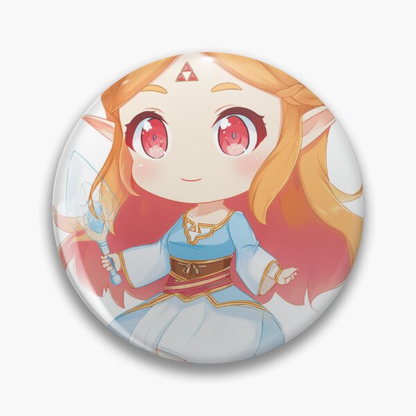 Item preview, Chibi Princess Zelda – Cute Hylian Heroine Fan Art designed and sold by MyChibiArts.