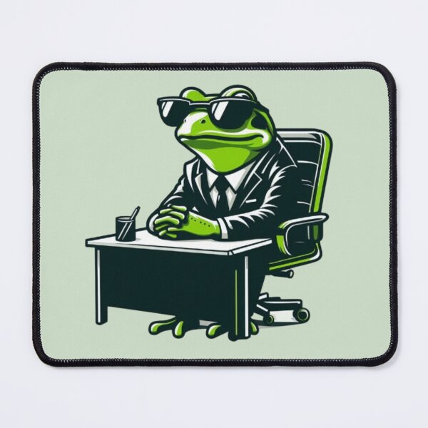 Item preview, Business Frog – Funny Cartoon Design designed and sold by Dogandesighn.