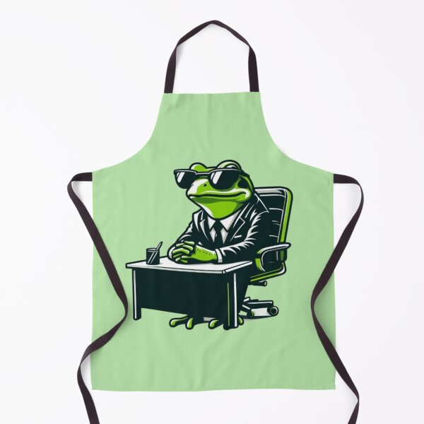 Item preview, Business Frog – Funny Cartoon Design designed and sold by Dogandesighn.