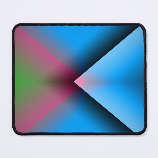 Item preview, Neon Geometric Arrow Mouse Pad designed and sold by IntelliMindDesigns.