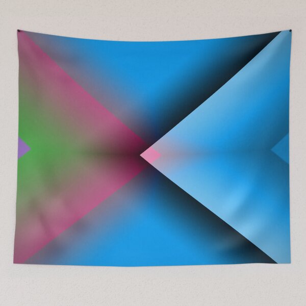 Item preview, Neon Geometric Arrow Mouse Pad designed and sold by IntelliMindDesigns.
