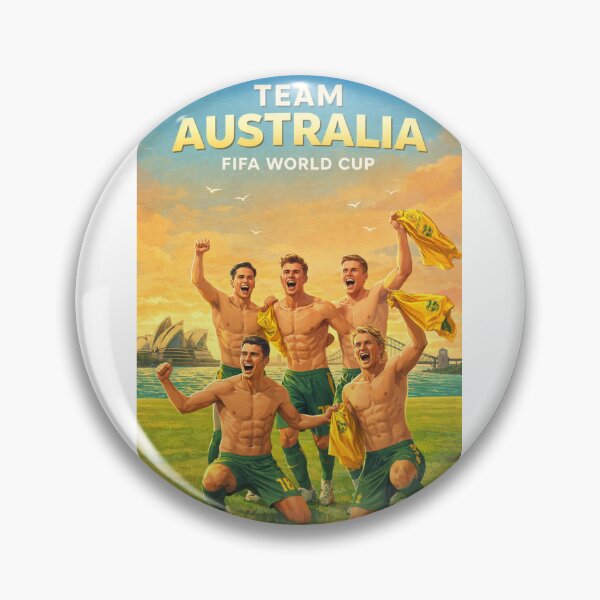 Item preview, Australia Socceroos FIFA World Cup 2026 Sydney Harbour Green Gold Support designed and sold by Aryabek.