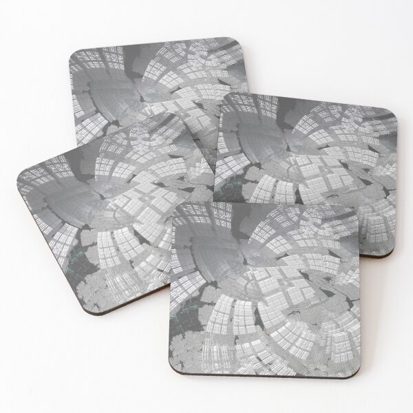 Item preview, Abstract Fractal Black and White designed and sold by TrezeTreze.