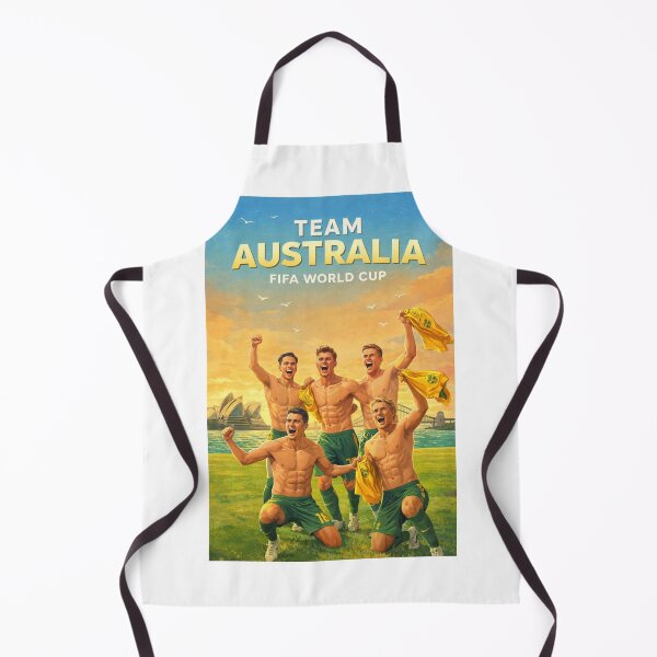 Item preview, Australia Socceroos FIFA World Cup 2026 Sydney Harbour Green Gold Support designed and sold by Aryabek.