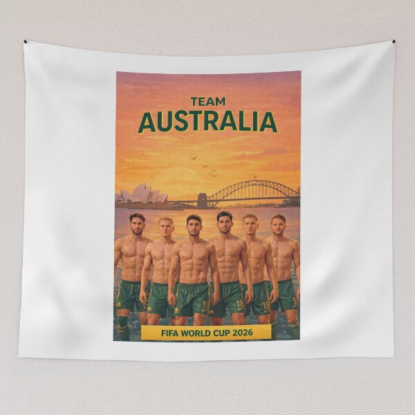 Item preview, Australia Socceroos FIFA World Cup 2026 Sydney Harbour Support designed and sold by Aryabek.