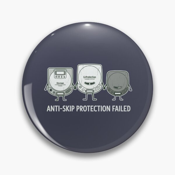 Item preview, Anti-Skip Protection Failed Portable CD Player Retro 90s Tech Nostalgia designed and sold by Covent Vaughn.