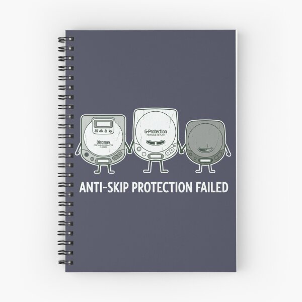 Item preview, Anti-Skip Protection Failed Portable CD Player Retro 90s Tech Nostalgia designed and sold by Covent Vaughn.