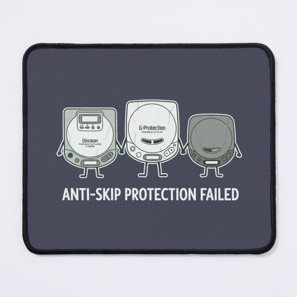 Item preview, Anti-Skip Protection Failed Portable CD Player Retro 90s Tech Nostalgia designed and sold by Covent Vaughn.