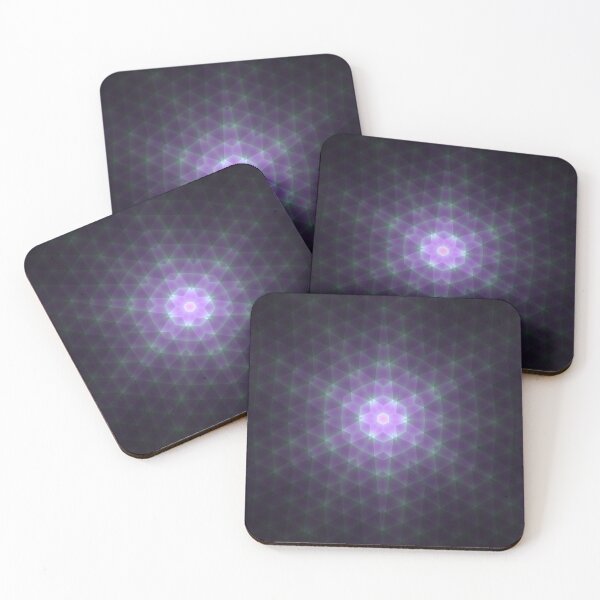 Item preview, Purple Sacred Geometry Desk Mat designed and sold by IntelliMindDesigns.