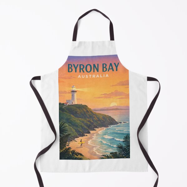 Item preview, Byron Bay Australia Cape Byron Lighthouse Coastal Surf Sunset designed and sold by Aryabek.