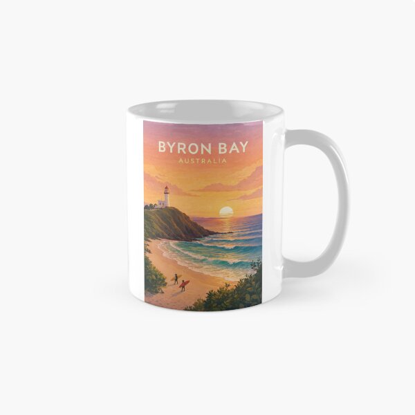 Item preview, Byron Bay Australia Cape Byron Lighthouse Wategos Beach Sunrise designed and sold by Aryabek.