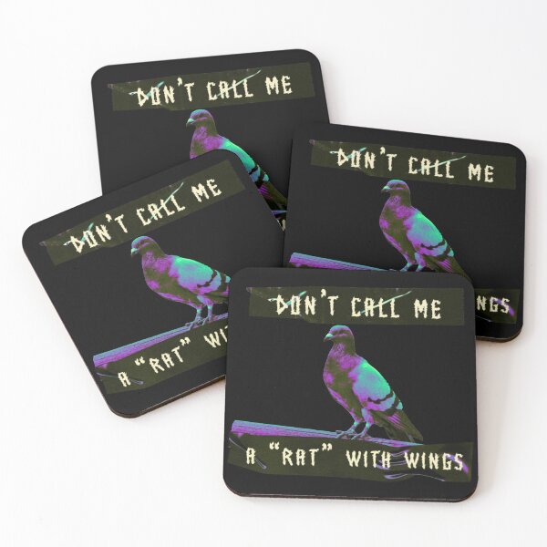 Item preview, Neon Pigeon  - Don't call me a rat with wings designed and sold by R-A Designs.