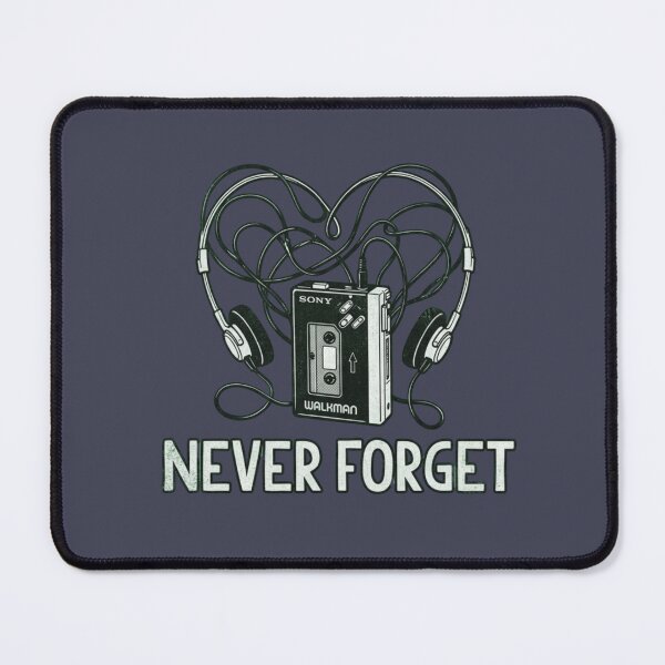 Item preview, Never Forget Retro Walkman Cassette Player 80s 90s Music Lover Nostalgia designed and sold by Covent Vaughn.