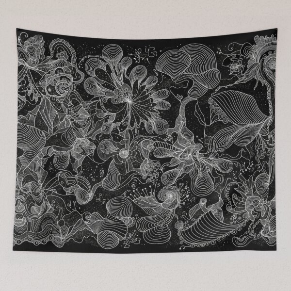 Item preview, Interweaving of floral and organic forms designed and sold by Sigtrix.