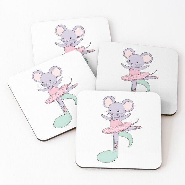 Item preview, Ballerina Mouse on Music Note designed and sold by AbanoubStore.