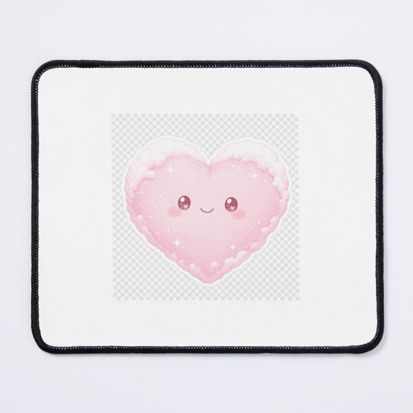 Item preview, Cute Baby Pink Snow Heart Sticker designed and sold by VisionInkStudio.