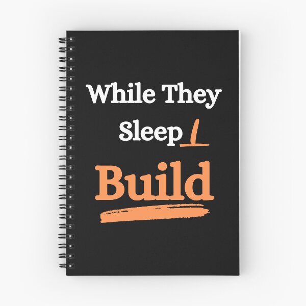 Item preview, While They Sleep I Build T-Shirt - Hustle Motivation Quote, Entrepreneur Mindset, Side Hustle Apparel designed and sold by Built After 5.