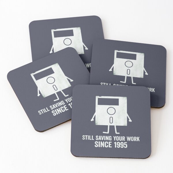 Item preview, Still Saving Your Work Since 1995 Floppy Disk Retro Programmer designed and sold by Covent Vaughn.