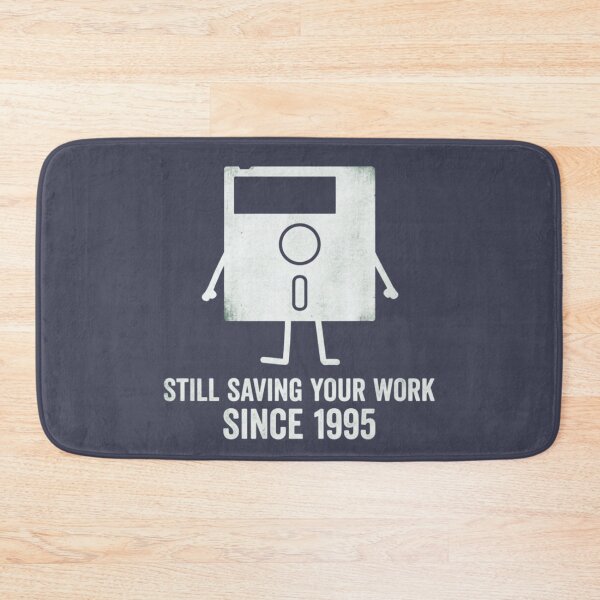 Item preview, Still Saving Your Work Since 1995 Floppy Disk Retro Programmer designed and sold by Covent Vaughn.