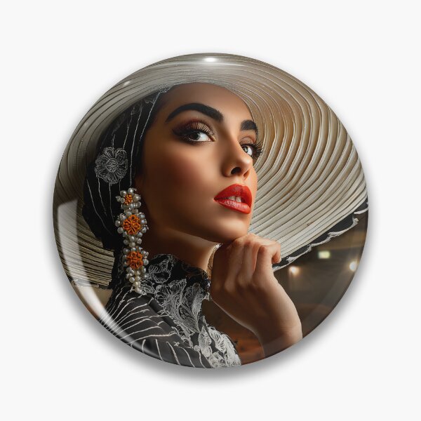 Item preview, Elegant Woman in Traditional Mexican Attire designed and sold by Artessie.